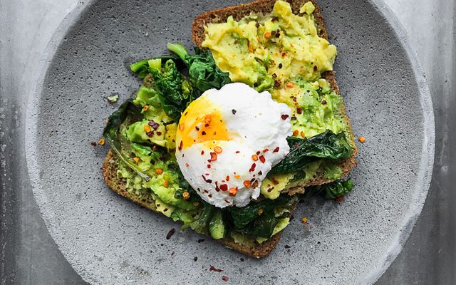 A person preparing a healthy meal