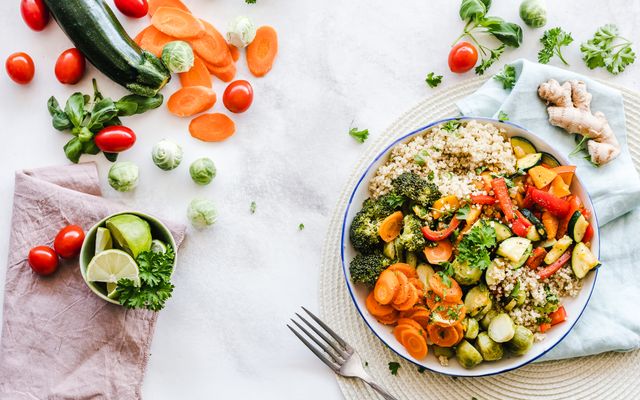 A high-protein meal on a plate